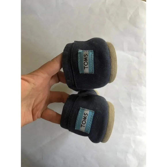 TOMS Women’s Canvas Slip-on flat shoes Size 9 - Picture 4 of 7